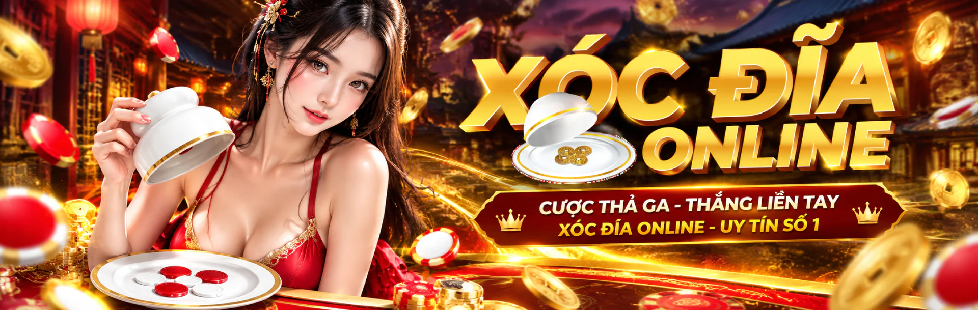 Xóc Đĩa Online - Cược thả ga, thắng liền tay