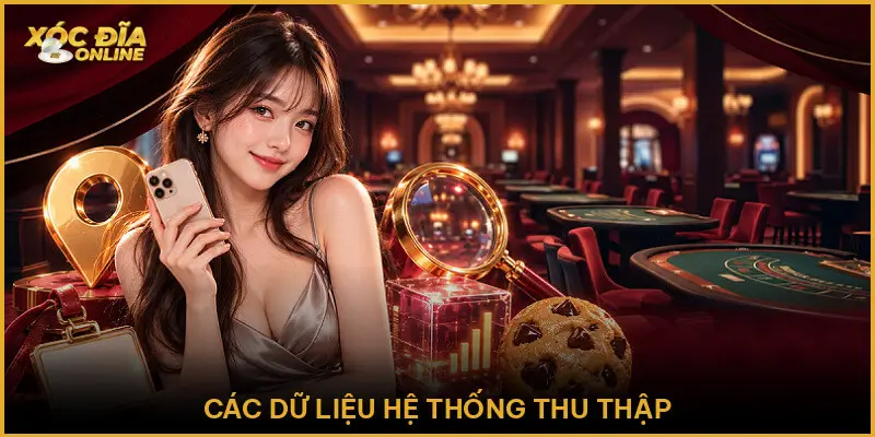 Chính Sách Bảo Mật - Cách Bảo Vệ Dữ Liệu Tại Xóc Đĩa Online Các dữ liệu hệ thống thu thập