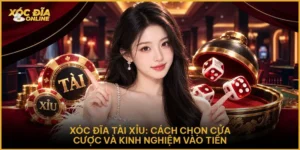 Xóc Đĩa Tài Xỉu: Cách chọn cửa cược và kinh nghiệm vào tiền